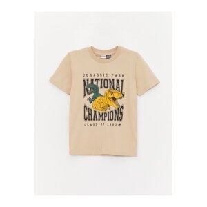 LC Waikiki Boys' Crew Neck Jurassic Park Printed Short Sleeve T-Shirt