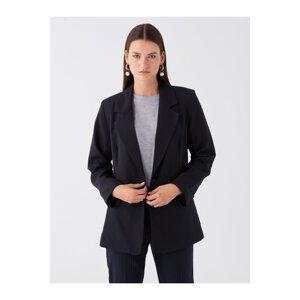 LC Waikiki Women's Plain Long Sleeve Crepe Blazer Jacket