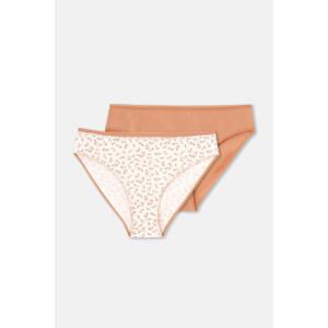 Dagi Women's Mixed 2 Piece Cotton Brief