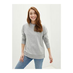 LC Waikiki Women's Crew Neck Plain Long Sleeve Sweatshirt