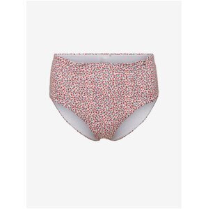 White and Red Floral Swimsuit Bottoms ONLY Ella - Women