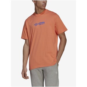 Orange Men's T-Shirt adidas Originals Victory - Men