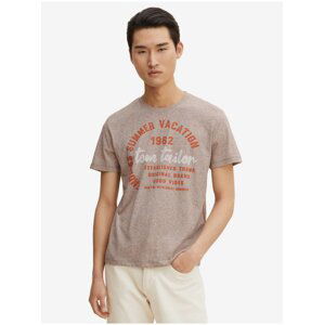 Light Brown Men's T-Shirt Tom Tailor - Men