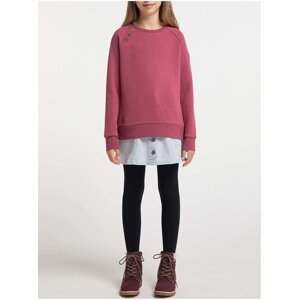 Dark pink girly sweatshirt Ragwear Darinka - Girls