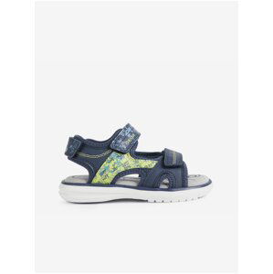 Green and Blue Boys Patterned Sandals Geox Maratea - Boys