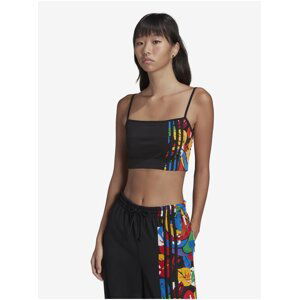 Black Womens Crop Top for hangers adidas Originals - Women