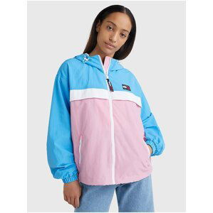 Blue-pink Women's Light Hooded Jacket Tommy Jeans - Women