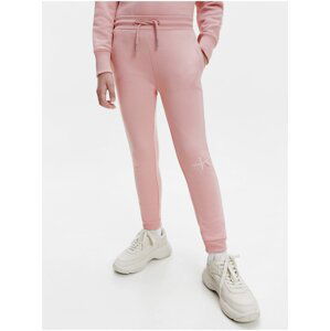 Pink girls' sweatpants Calvin Klein Jeans - Girls