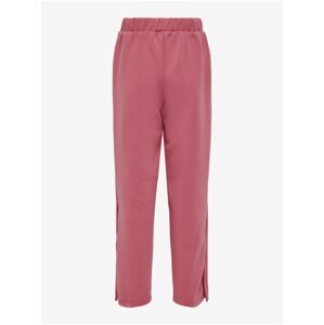 Dark pink girls' sweatpants ONLY Scarlett - Girls