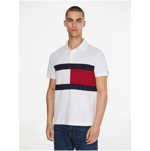 Red and white men's polo shirt Tommy Hilfiger - Men