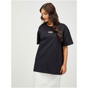 Black Womens Oversize T-Shirt VANS Flying - Women