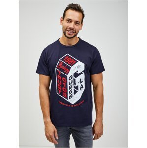 Dark blue men's T-shirt Guess - Men