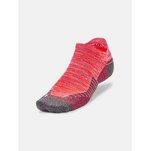 Under Armour Socks UA Run No Show Tab 2pk-RED - unisex