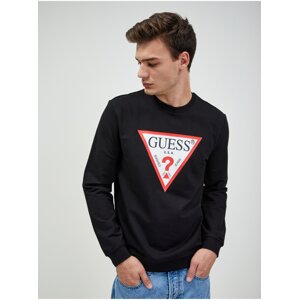 Black Mens Sweatshirt Guess Audley - Men