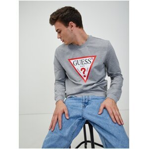 Grey Mens Sweatshirt Guess Audley - Men