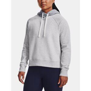 Under Armour Sweatshirt Rival Fleece CB Hoodie-GRY - Women