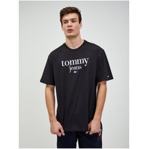 Black Mens T-Shirt Tommy Jeans - Men