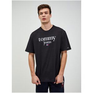 Black Mens T-Shirt Tommy Jeans - Men