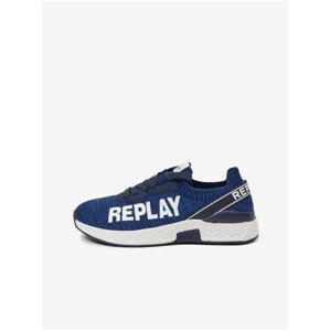 Dark Blue Girly Sneakers Replay - Girls