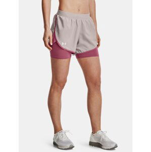 Under Armour Shorts UA Fly By Elite 2-in-1 Short-GRY - Women