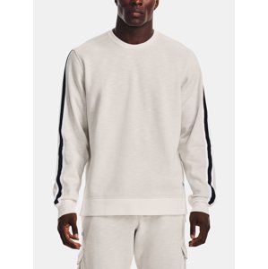 Under Armour Sweatshirt UA Essential Heritge Flc Crw-WHT - Mens