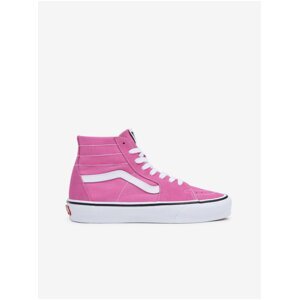 Dark Pink Women's Ankle Leather Sneakers VANS - Women