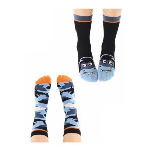 Denokids Shark Party Boys 2 Pack Socket Socks Set