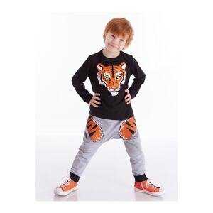 Denokids Tiger Claws Boys' T-shirt and Pants Set