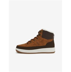 SAM73 Brown Insulated Ankle Sneakers in suede finish SAM 73 Fafte - Men