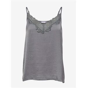 Gray Tank Top with Lace JDY Appa - Women