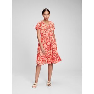 GAP Patterned Dress with Frill - Women