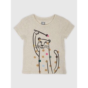 GAP Kids T-shirt organic with kitten - Girls