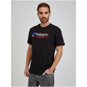 Black Mens T-Shirt Tommy Jeans - Men