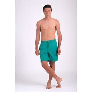 Dagi Green Micro Medium Plain Men's Swim Shorts