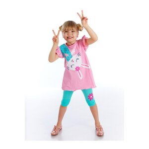 Denokids Surprise Rabbit Girl Child Tunic Leggings Suit