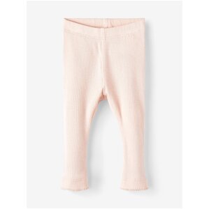 Light Pink Girly Ribbed Leggings name it Dianne - Girls