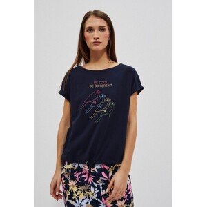 WOMEN'S T-SHIRT L-TS-4022 NAVY