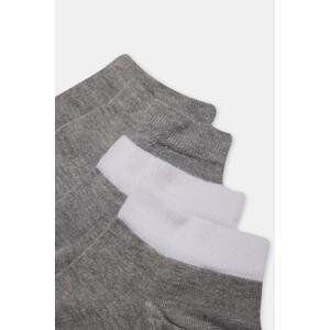 Dagi Gray Men's 2-Piece Booties Socks