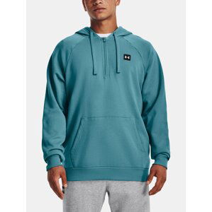 Under Armour Sweatshirt UA Rival Fleece 1/2 Zipper HD-BLU - Mens