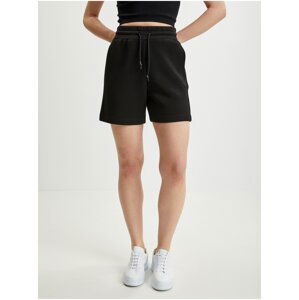 Black Womens Sweatpants Shorts Guess Elly - Women