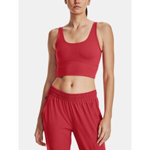 Under Armour Tank Top Meridian Fitted Crop Tank-RED - Women