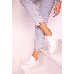 Soho White Women's Sneakers 14395