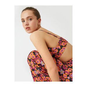 Koton Floral Bustier with Straps