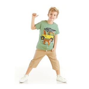 mshb&g Safari Boy T-shirt Gabardine Shorts Set