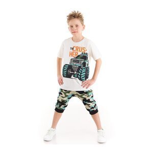 mshb&g Monster Car Boy T-shirt Capri Shorts Set