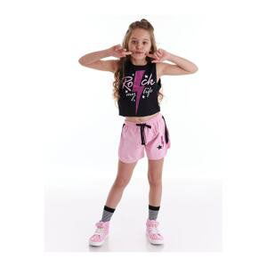 mshb&g Rock Life Girls Crop Top Shorts Set