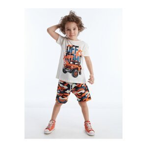 mshb&g Road Camouflage Boy's T-shirt Shorts Set