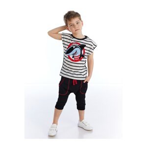 Denokids Sailor Boy T-shirt Capri Shorts Set