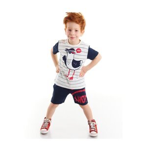 Denokids Seagull Boy T-shirt Shorts Set