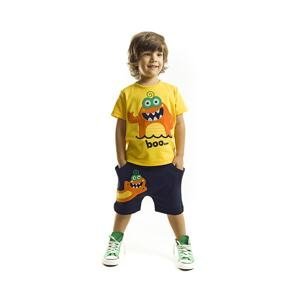 Denokids Lake Monster Boys T-shirt Shorts Set